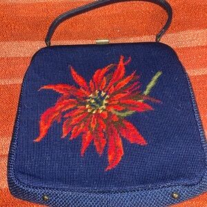 JR FLORIDA-USA JULIUS RESNICK CREWEL BAG VINTAGE